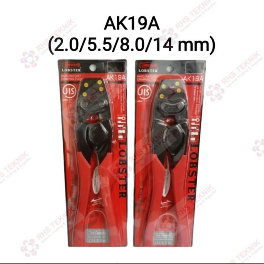 Tang Crimping Tool Lobster AK19A Tang Skun AK 19A - Made in Japan
