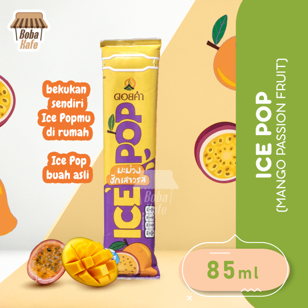 

Ice Pop Mango Passion Fruit - 85ml x 6 sticks