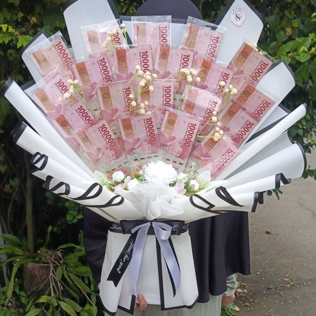 buket uang kosong 10-25 lembar