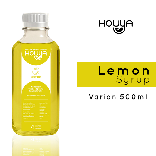 

Houya Lemon Syrup 500ml - Sirup Rasa Lemon