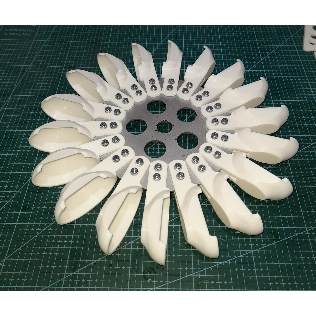 Turbin Turgo 18 Bucket PLTA Mini - Pembangkit Listrik Mikrohidro - Turbin Air