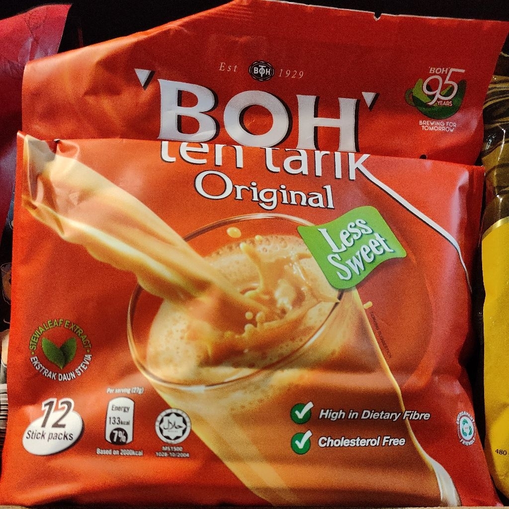 

Boh Teh Tarik Original Less Sweet