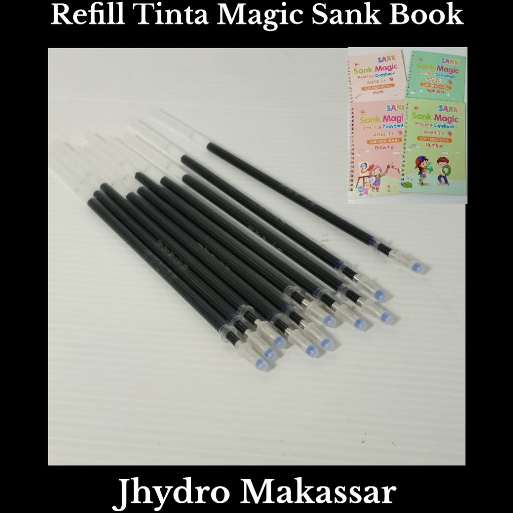 

3 Pcs Refill Ink Tinta Isi Ulang Pulpen Ajaib Sank Magic