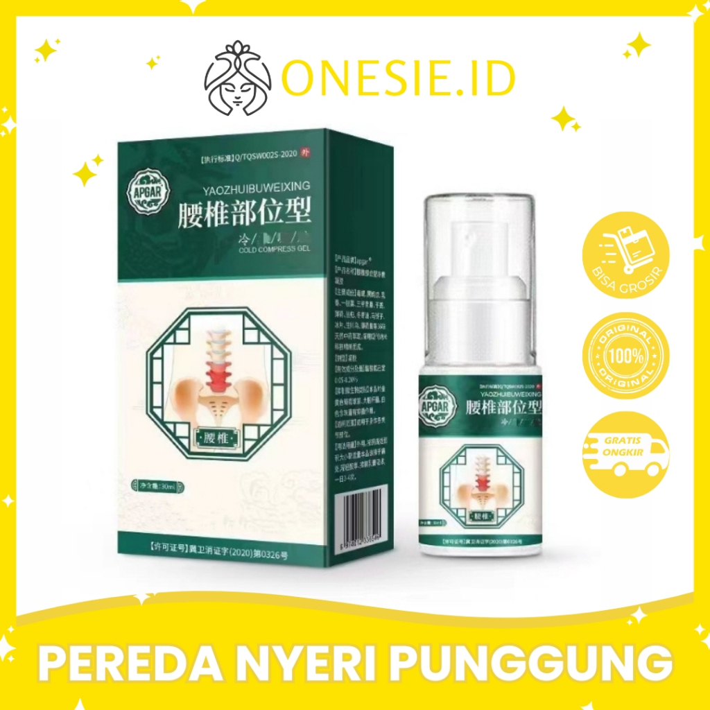 APGAR Spray Lumbar Nyeri Pinggang Punggung Spine Joint Back Pain Cervical Disc Cold Compress VP031