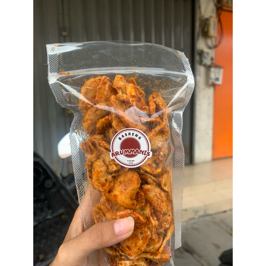 

Basreng Pedas Daun Jeruk 150gr