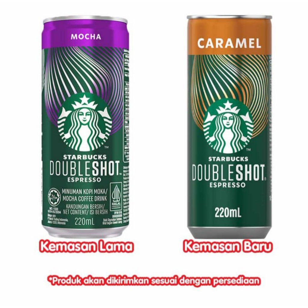 

Starbucks Doubleshot Caramel/Mocha Kopi Instan Kaleng 220 ml