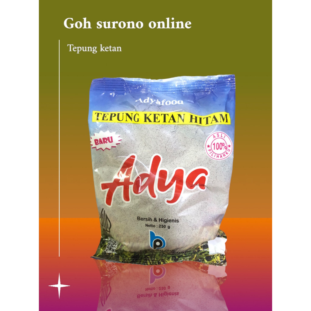 

Tepung ketan hitam adya kemasan 250gr HALAL