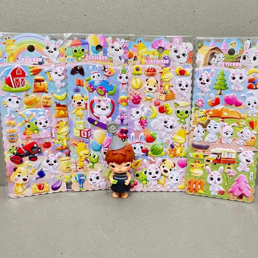 

Stiker Hewan Anjing Kodok Jerapah Kelinci