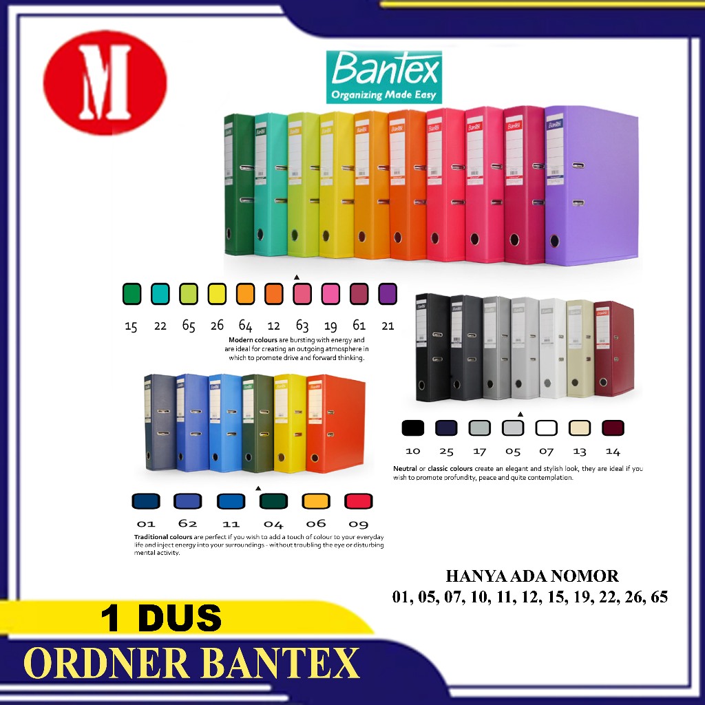 

Bantex Ordner 1465V Folio 70mm 1 Dus isi 15 PCS