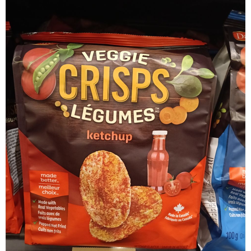 

dare veggie crisps legumes ketchup 100gr