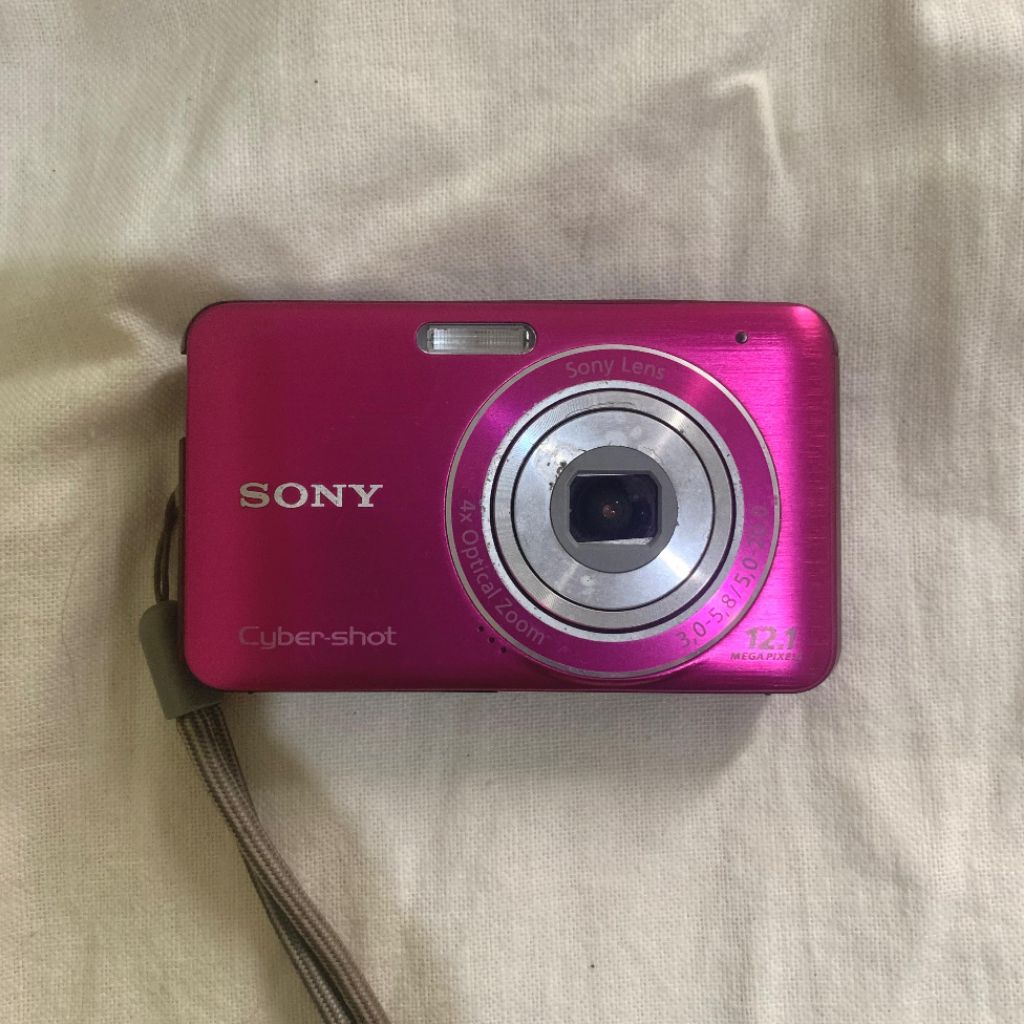 sony cybershot dsc w310 in pink rare digicam digital camera