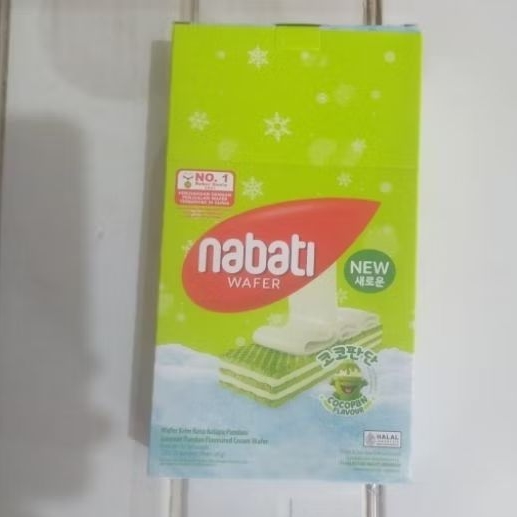 

Nabati Wafer Cocopan 1 Box Isi 20 / Rasa Cocopandan