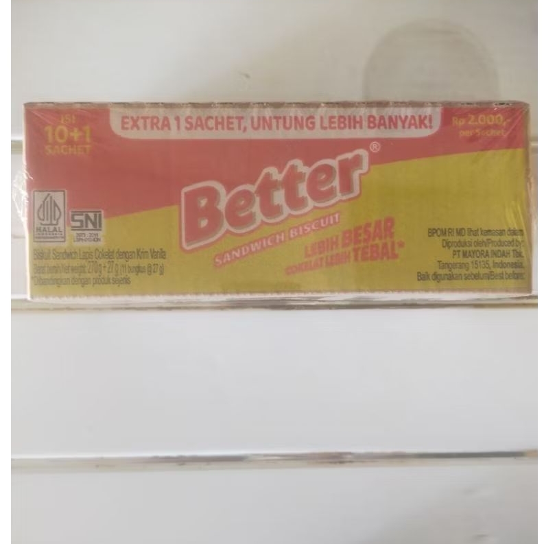 

Better Sandwich Biscuit 1 Box isi 10+1