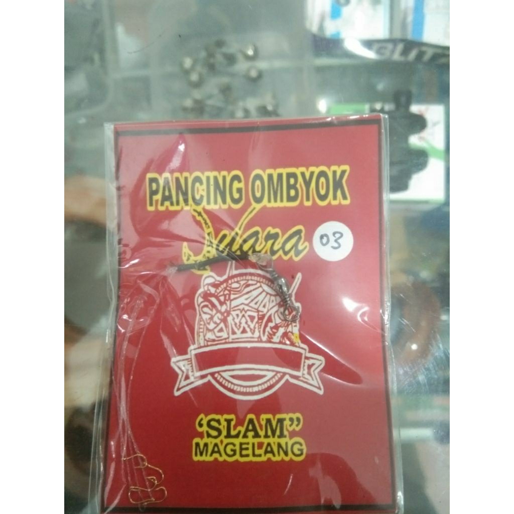 Rangkaian Pancing Ombyok,kail Ombyok SLAM isi 5