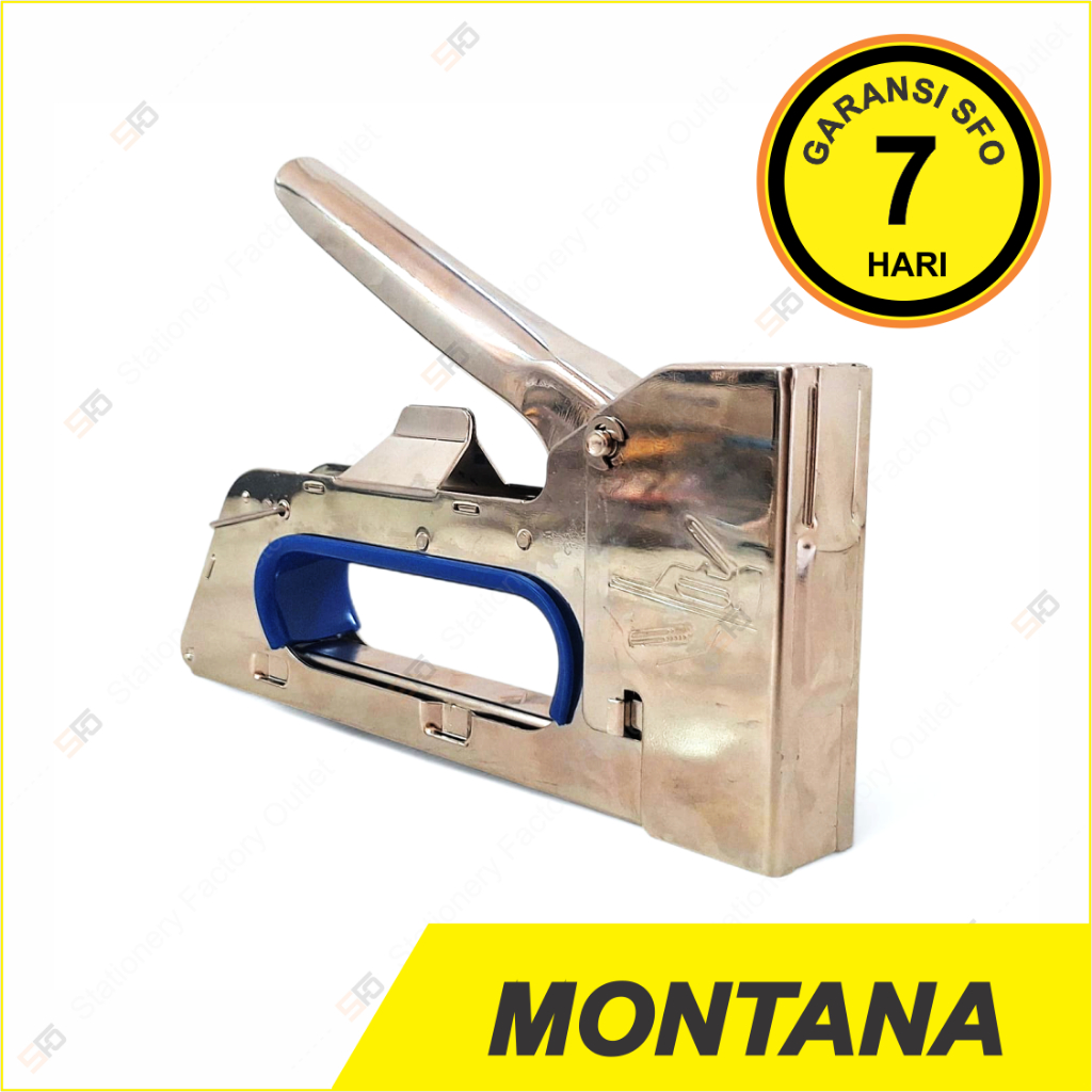 

Stapler Tembak Besi Montana MGT-23R - Staples Metal Tacker Professional Gun