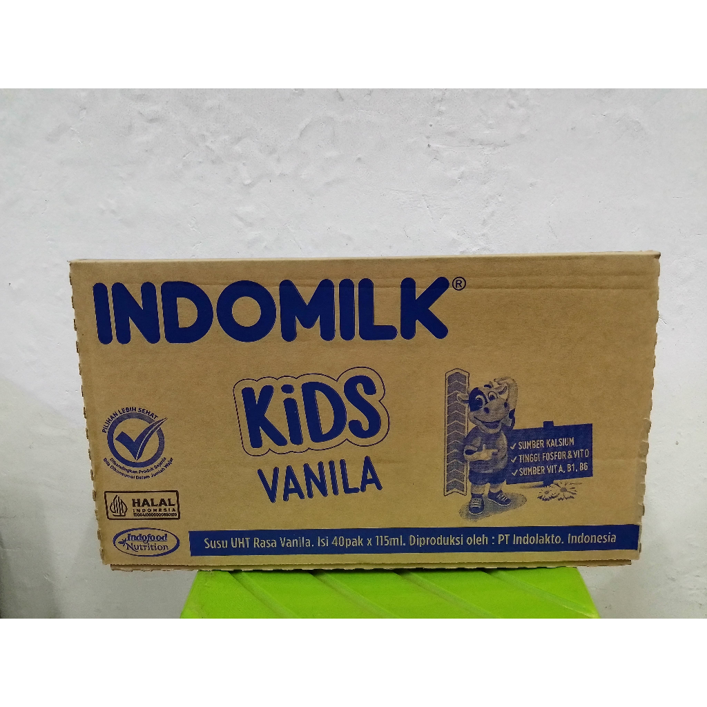 

Indomilk Susu Kids Vanila 1 Dus 40 Pcs x 115ml