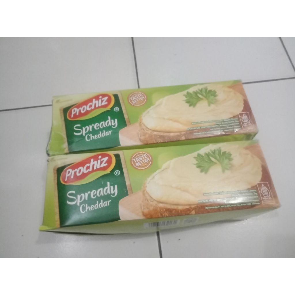 

Bakaranandia - Keju Prochiz Spready Cheddar 2Kg - Keju Oles Praktis & Creamy