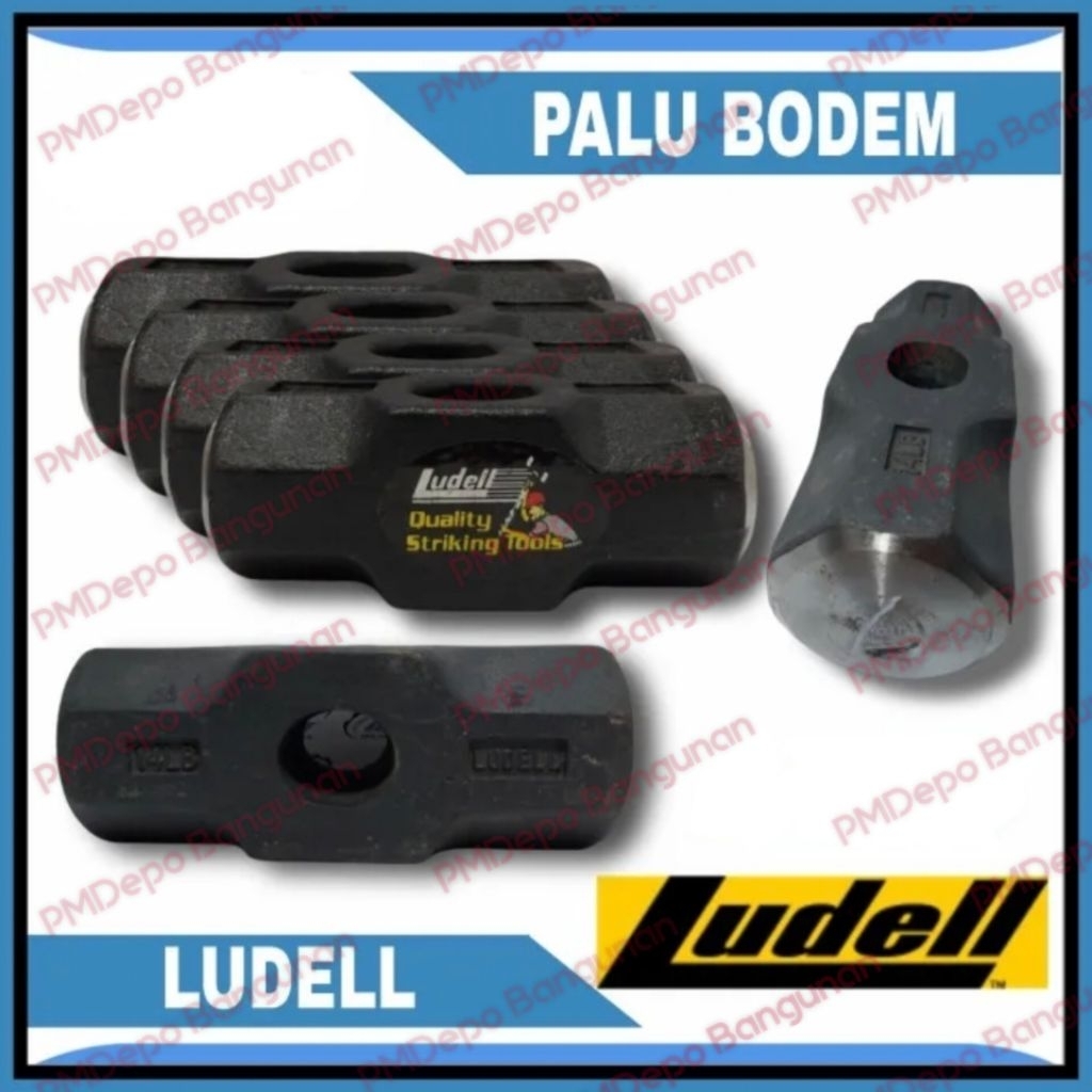 Bodem LUDELL Asli ... Palu Batu .. Palu Godam 16  LB  (7.5 KG)