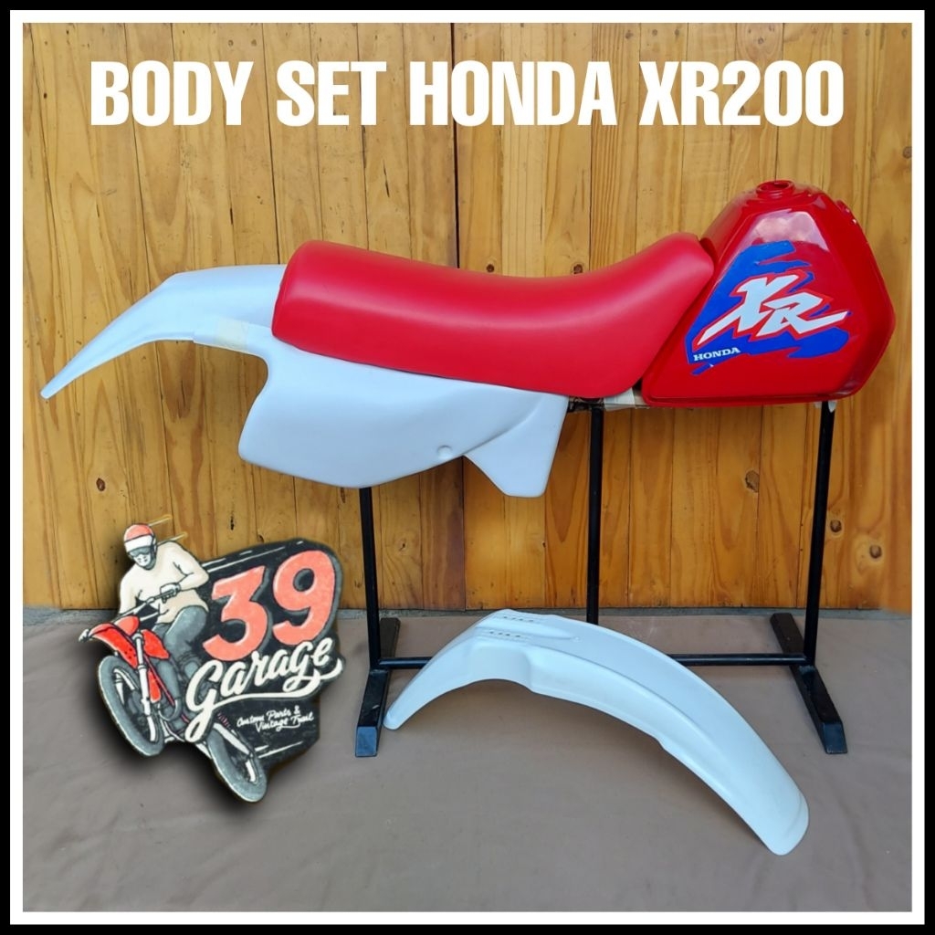 body set honda XR 200 cover set honda XR200 bodi kit XR200 body trail klasik cover set trail tua