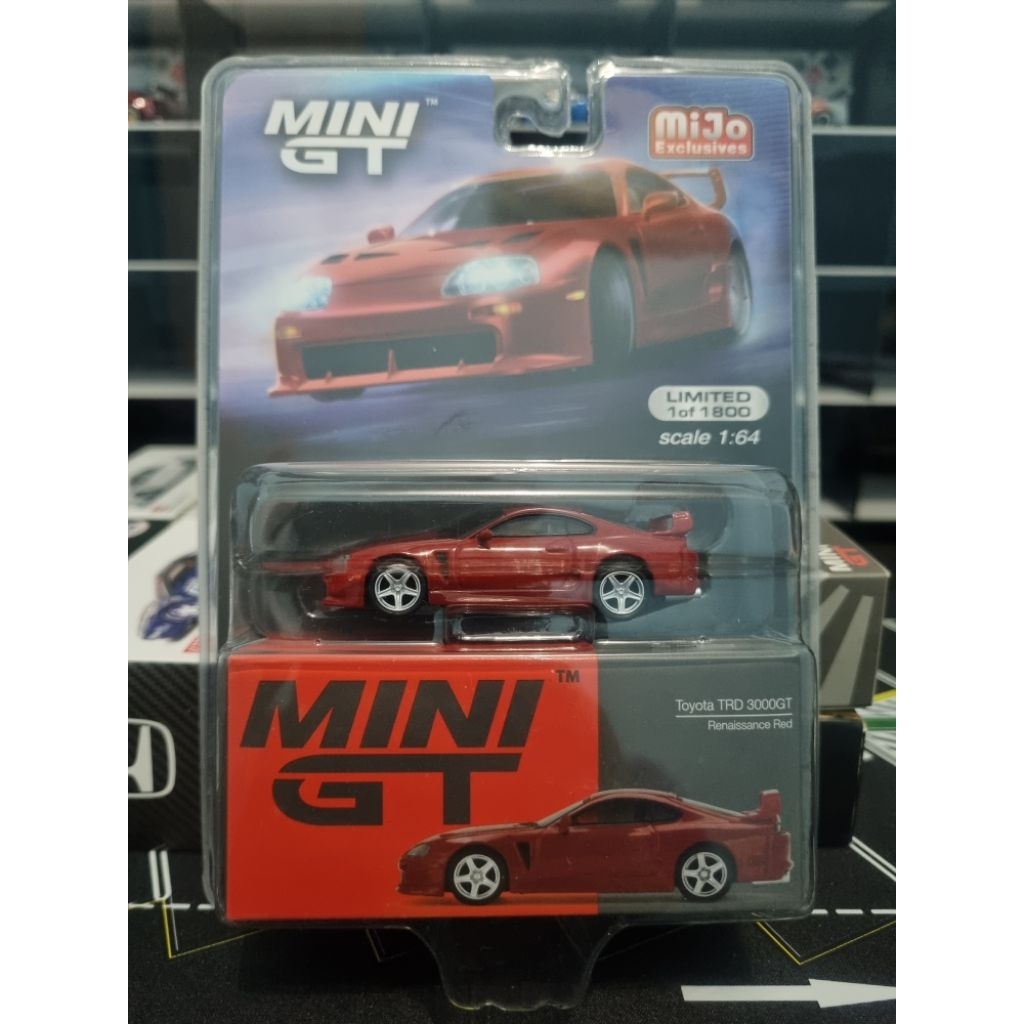 MINI GT TOYOTA SUPRA TRD 3000GT RED