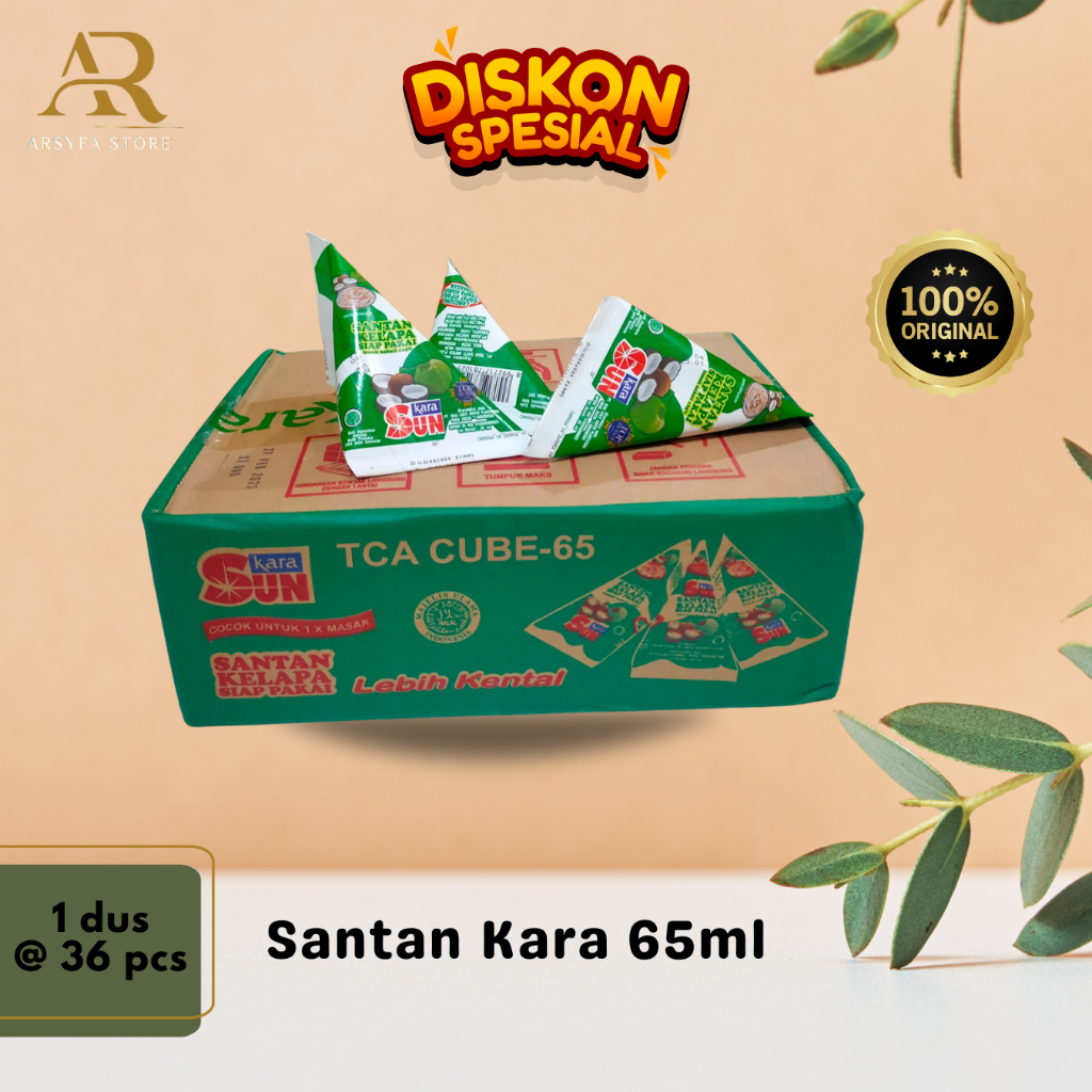 

Santan Kara 65ml (1 dus isi 36 pcs)
