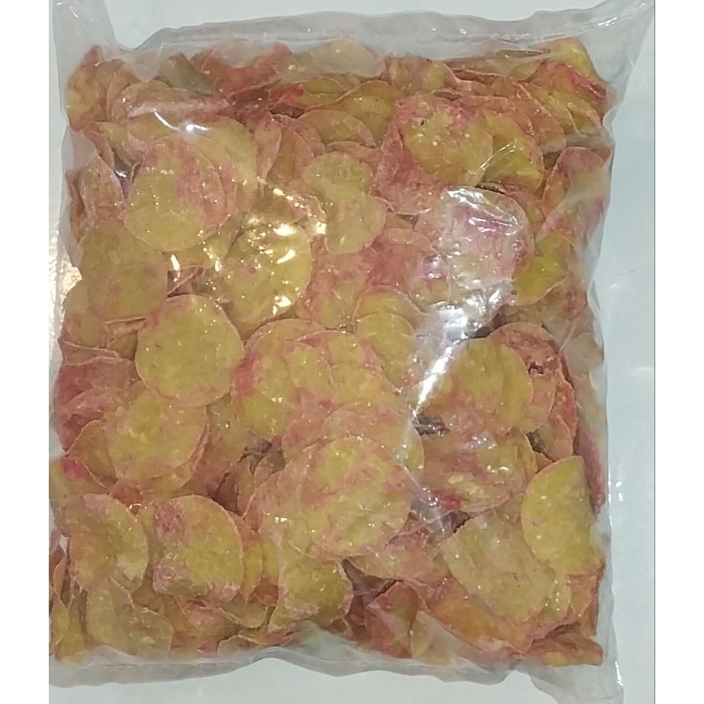 

kerupuk gendar manis pedas mentah 500gr