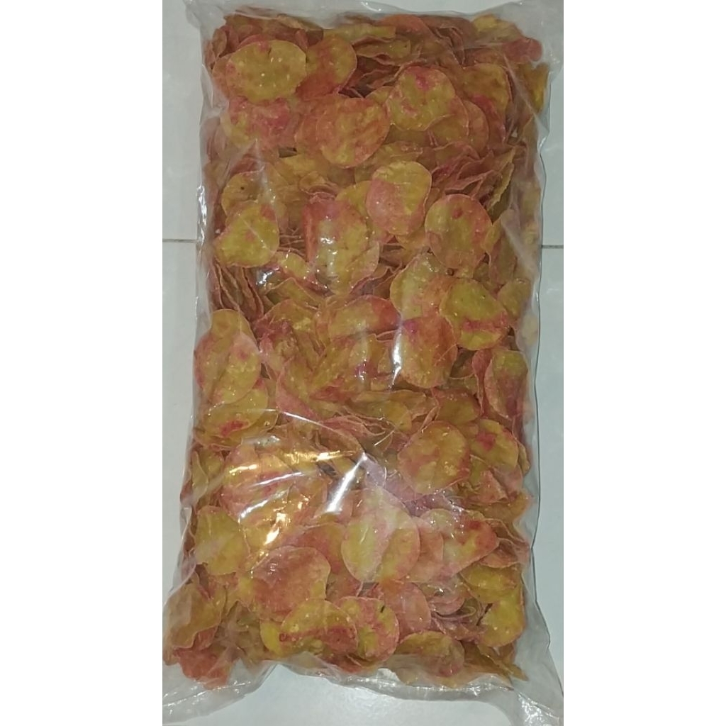 

kerupuk gendar manis pedas mentah 1kg