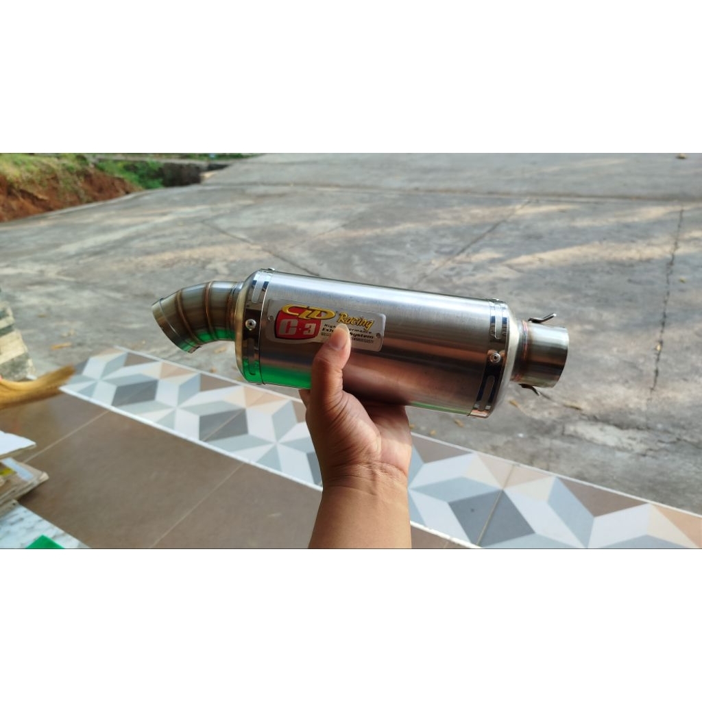 slencer knalpot racing cld c3 knalpot racing cld slencer knalpot racing cld c3 oval 20cm only