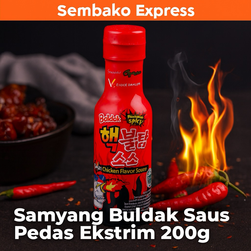 

Samyang Buldak Saus Pedas Ekstrim 200g – Sensasi Pedas Korea yang Meledak di Lidah