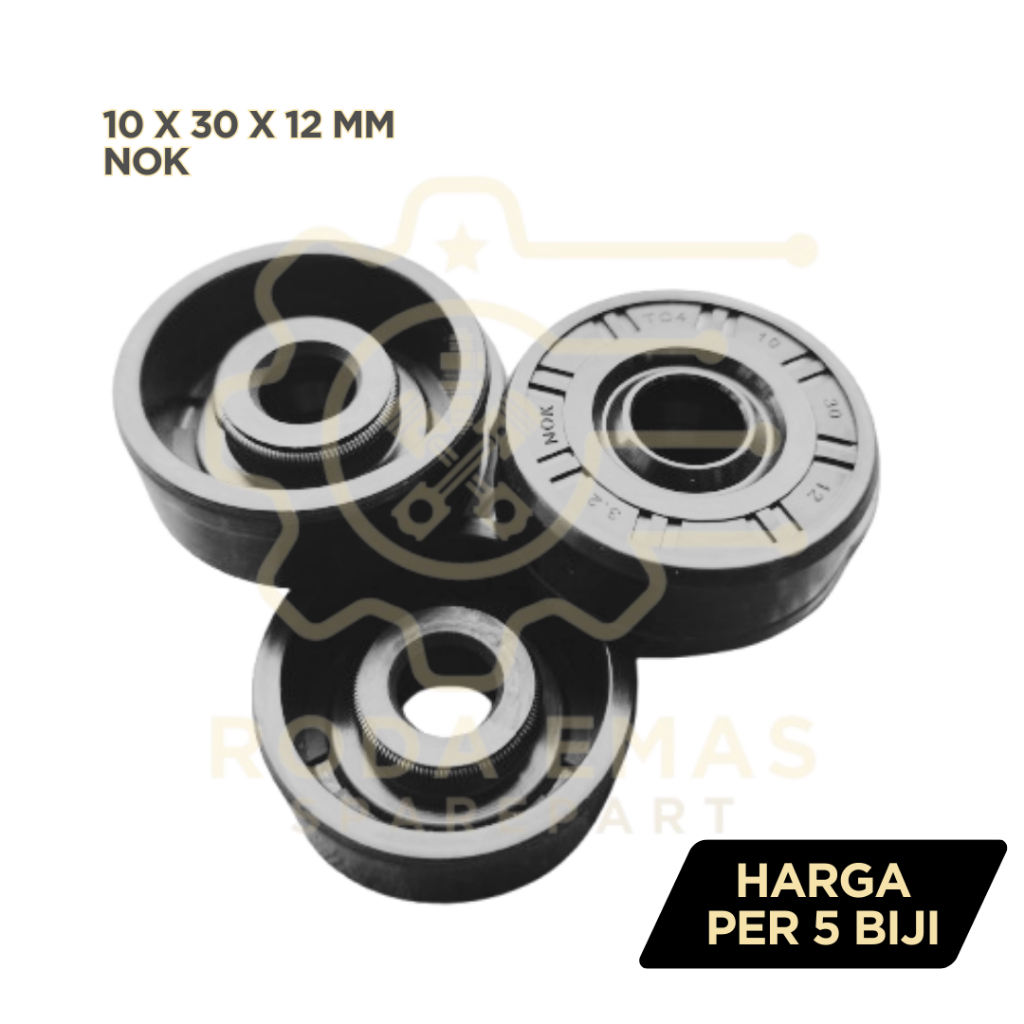 Paket Isi 5 Biji Oil Seal Shock Belakang Honda GL Pro GL Max Tiger Verza Megapro Primus Lama 10 30 1