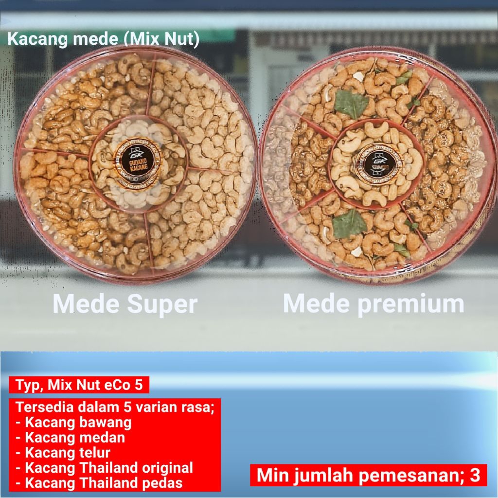 

Kacang mede Super, mix nut Eco 1000 gram