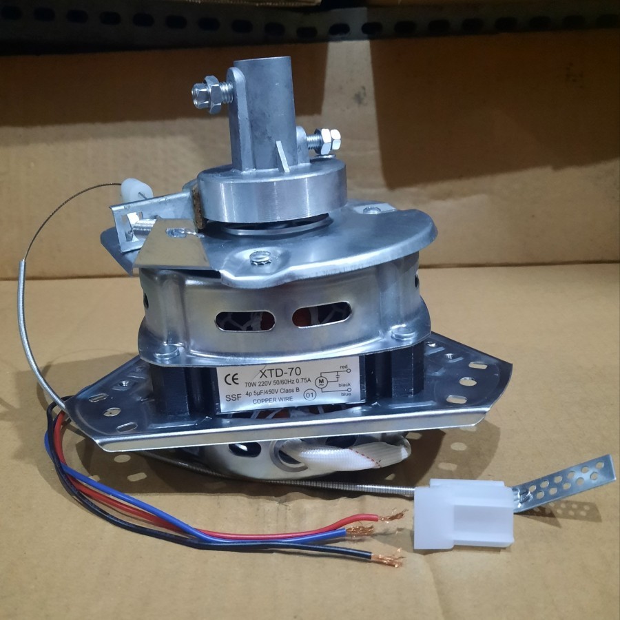 Dinamo Pengering Lilitan AL Mesin Cuci 2 Tabung Sanyo Aqua 1 Set