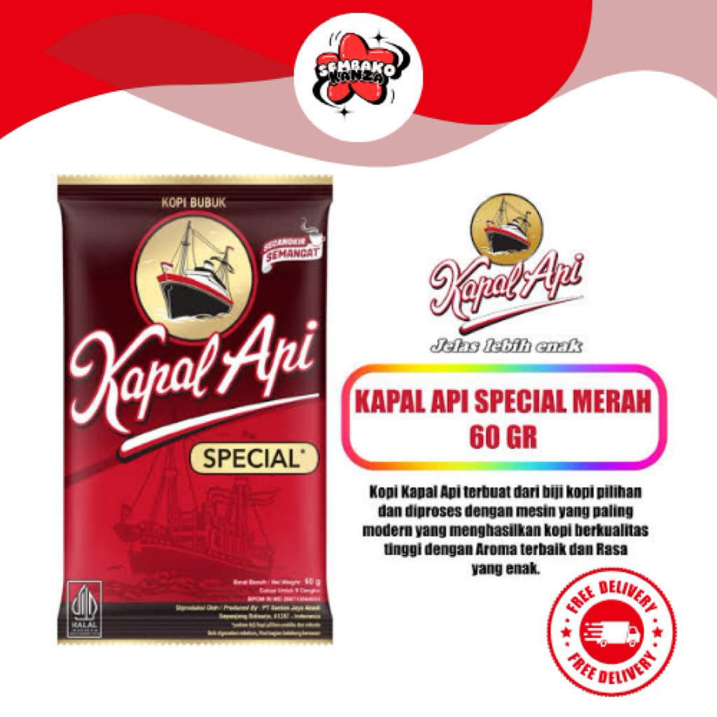 

Kopi Kapal Api Spesial 60gr | Kanza Groceries