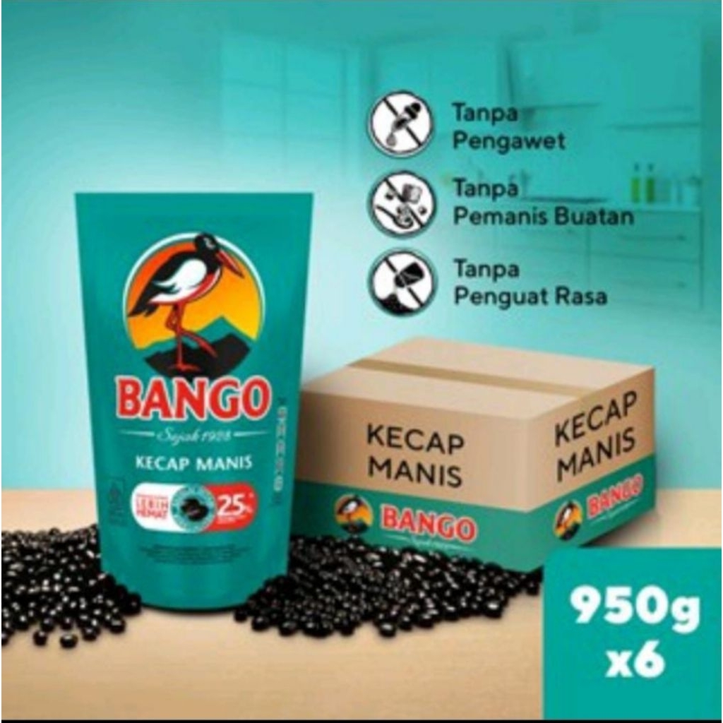 

kecap bango 950ml 1 dus