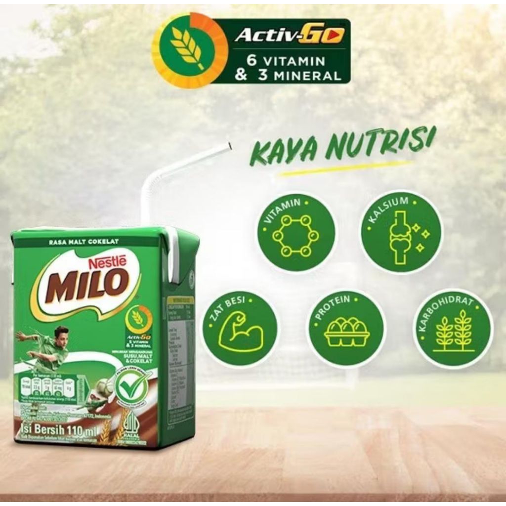 

Milo ACTIV-GO Minuman Susu dan Cokelat UHT 110 ml x3 pcs