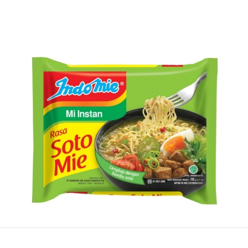 

Indomie Mi Instan Soto Mie 70 g