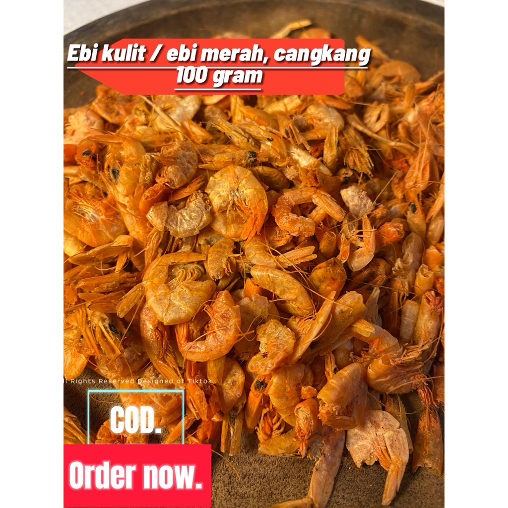 

UDANG EBI ASLI 100gr / UDANG EBI / bumbu
