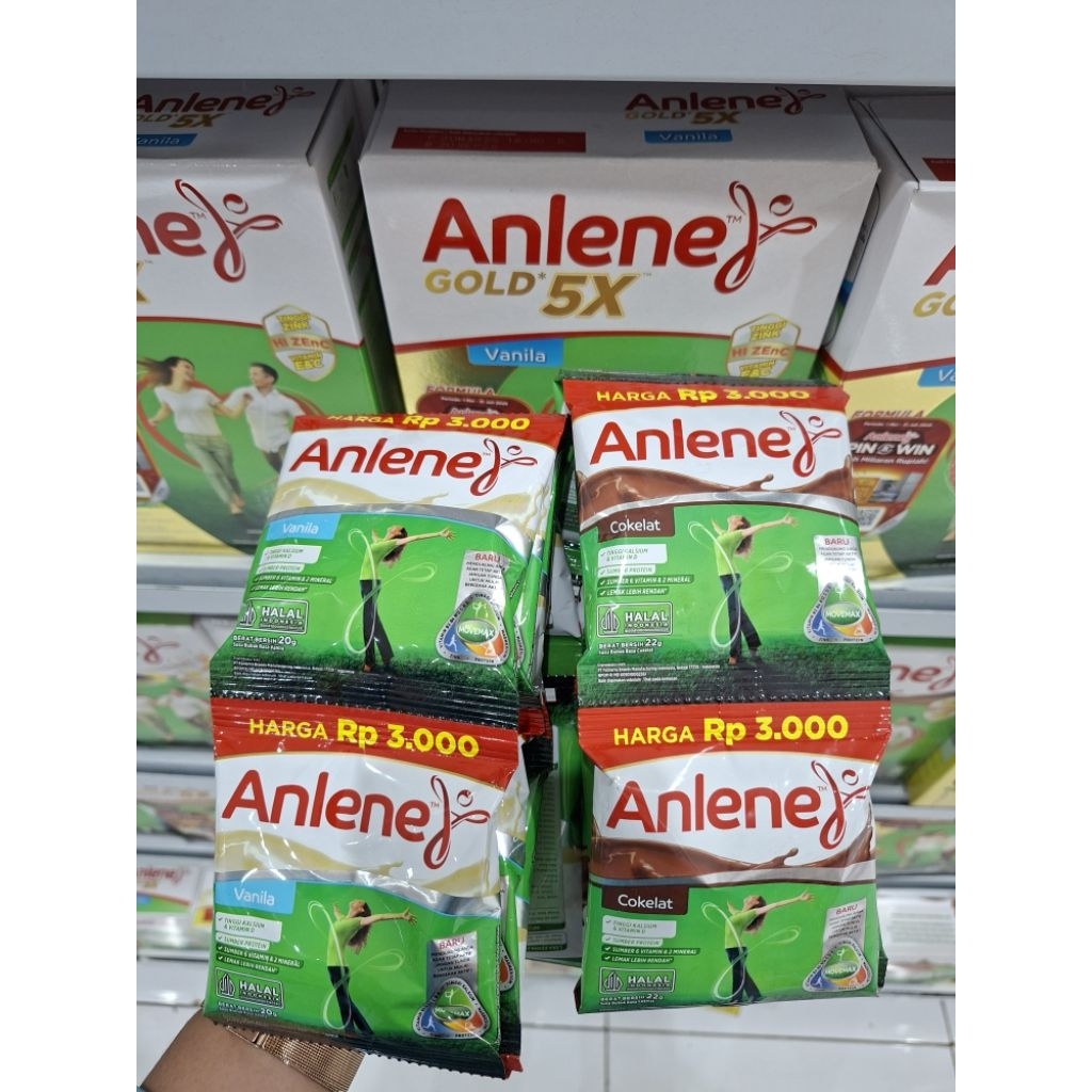 

ANLENE SACHET isi 10 VANILLA COKELAT