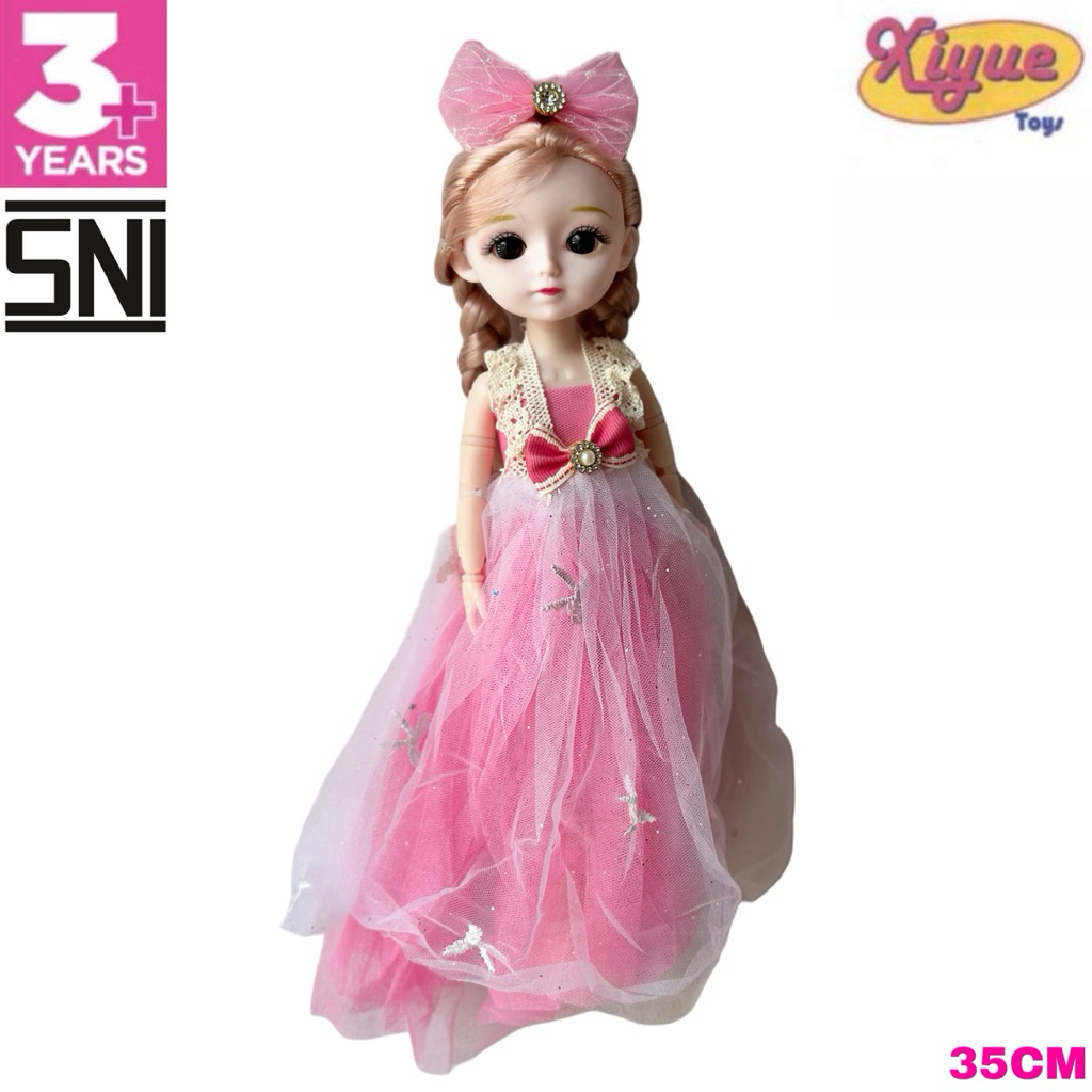 Boneka mainan anak perempuan SNI BJD DOLL / Boneka anak perempuan lucu
