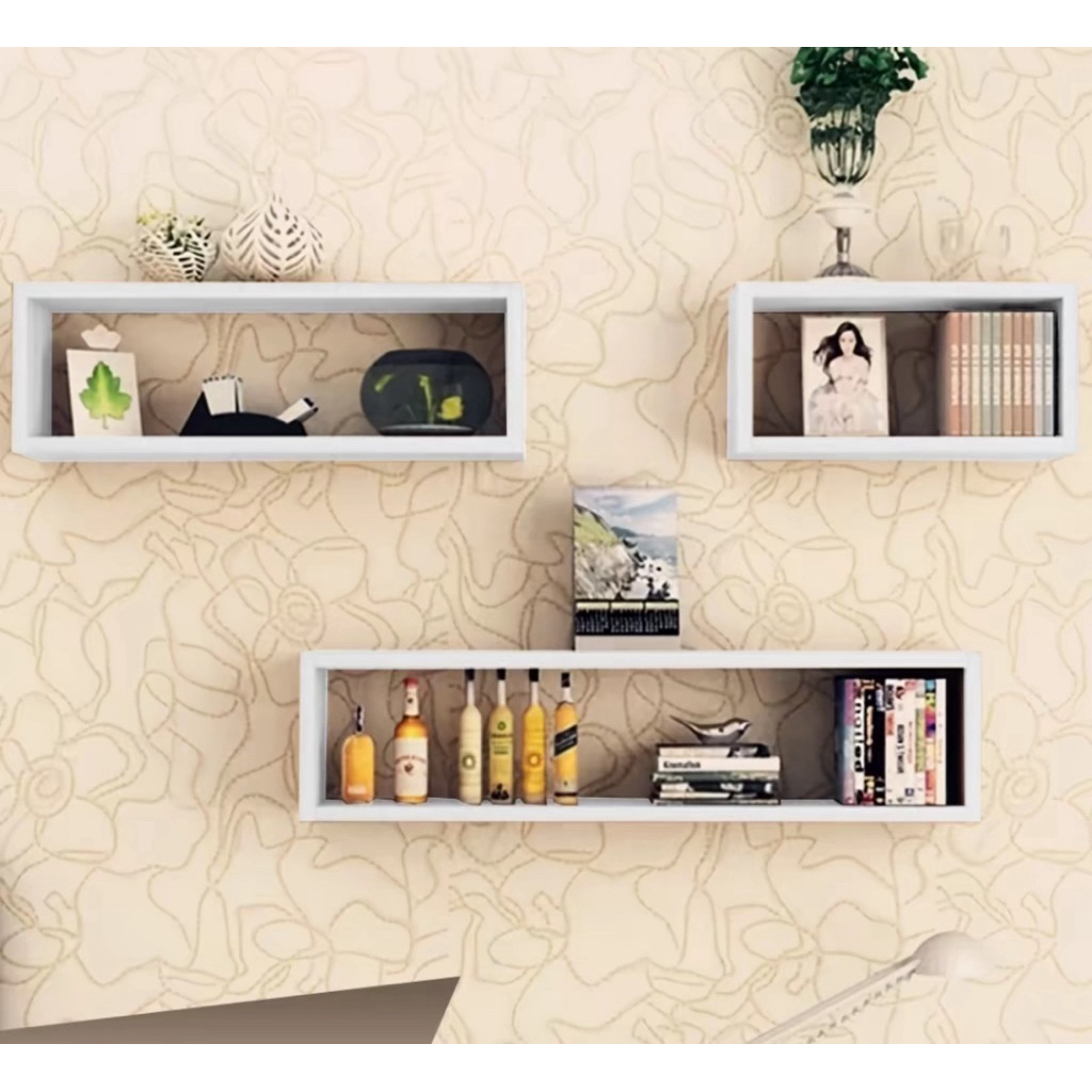 Rak Ambalan Minimalis Dinding Kayu Jatilanda 2cm Tebal 12cm Lebar Garansi Pengiriman Tahan Lembab Di