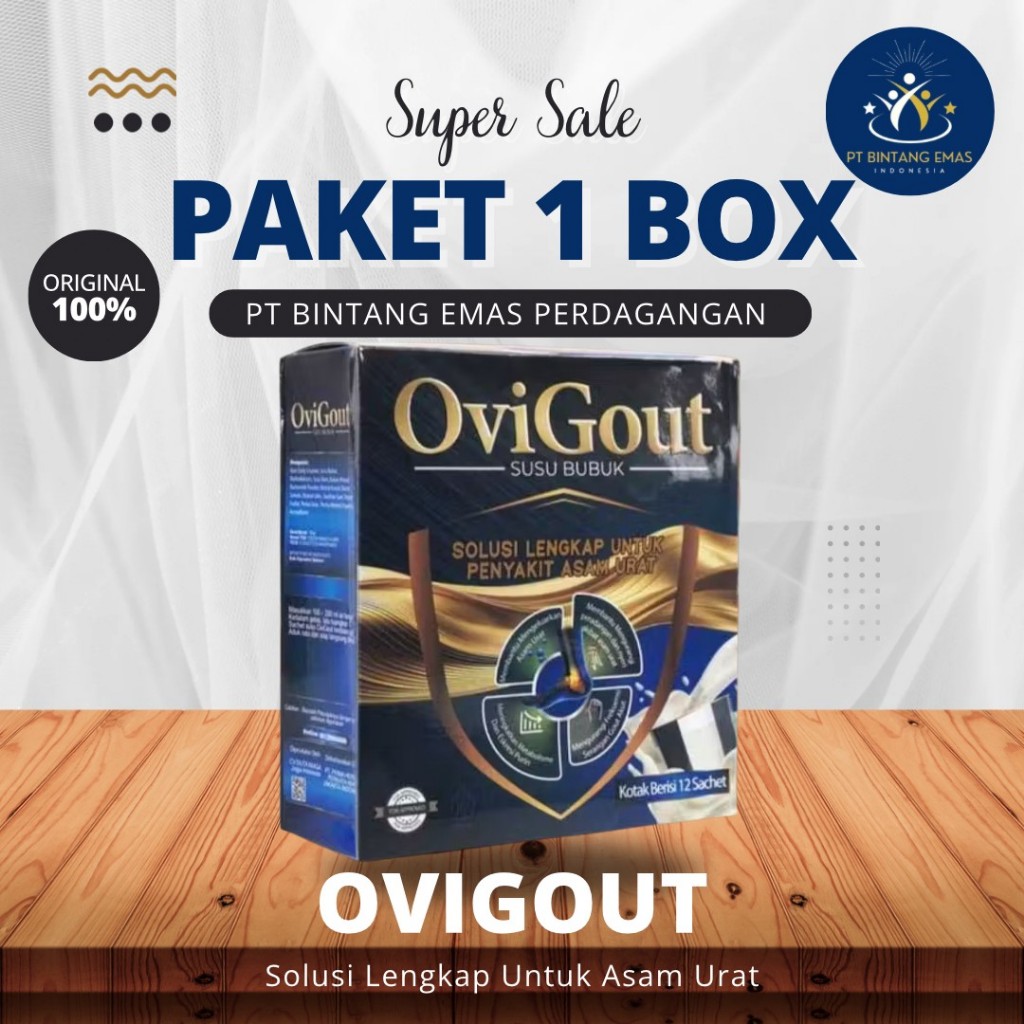 

OVIGOUT MILK ASAM URAT PAKET 1 BOX | 100% Asli Original Resmi PT Bintang Emas Perdagangan Indonesia