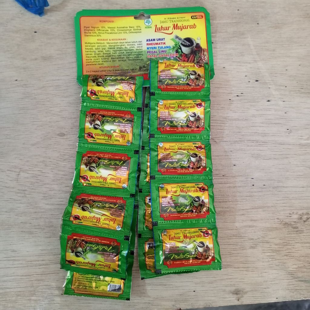 

jamu tradisional luhur mujarab isi 20 sachet
