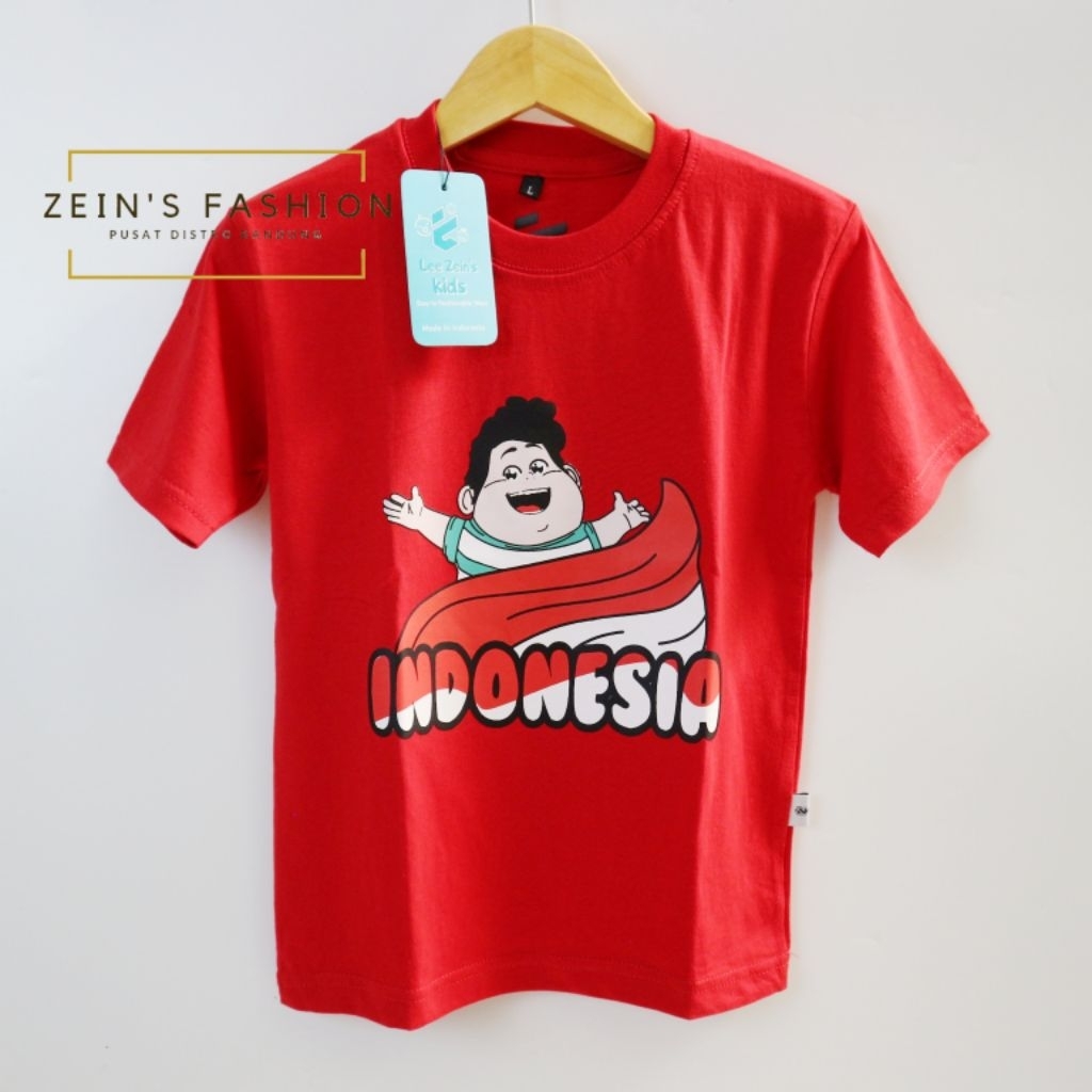 Lee Zein's Kids Kaos anak karakter Jumbo Indonesia 01