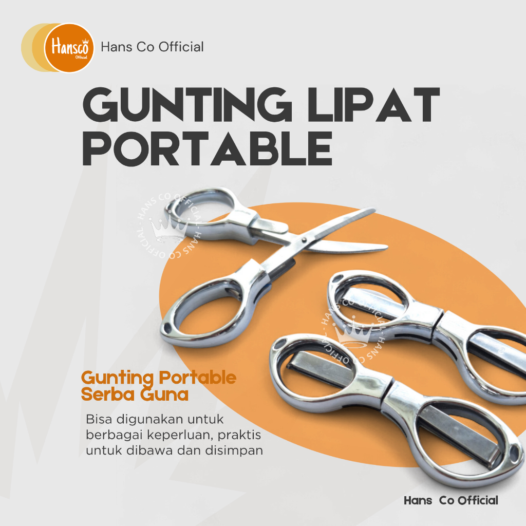 

Gunting Lipat Portable Haji Umroh | Gunting Tahallul Serbaguna Praktis & Ringan | Hansco