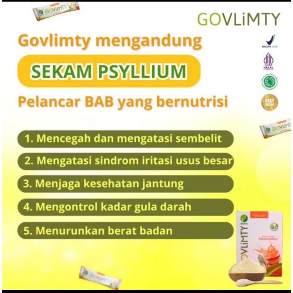 DIET HERBAL Govlimty fiber drink detok