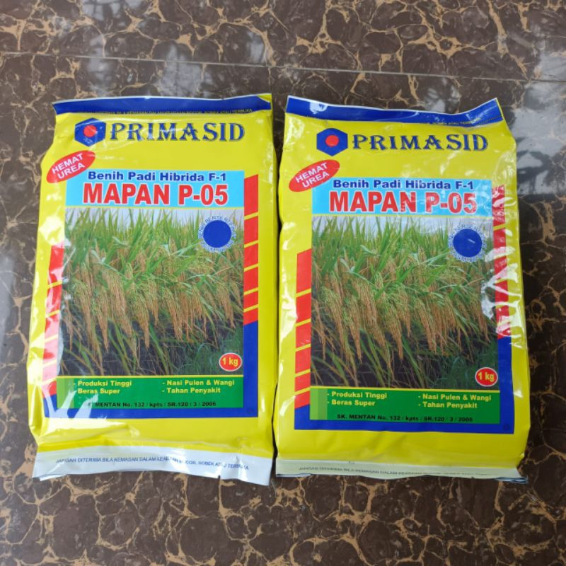 

BENIH PADI HIBRIDA MAPAN P-05 ISI 1 KG ASLI / Benih Padi Mapan 05 ASLI