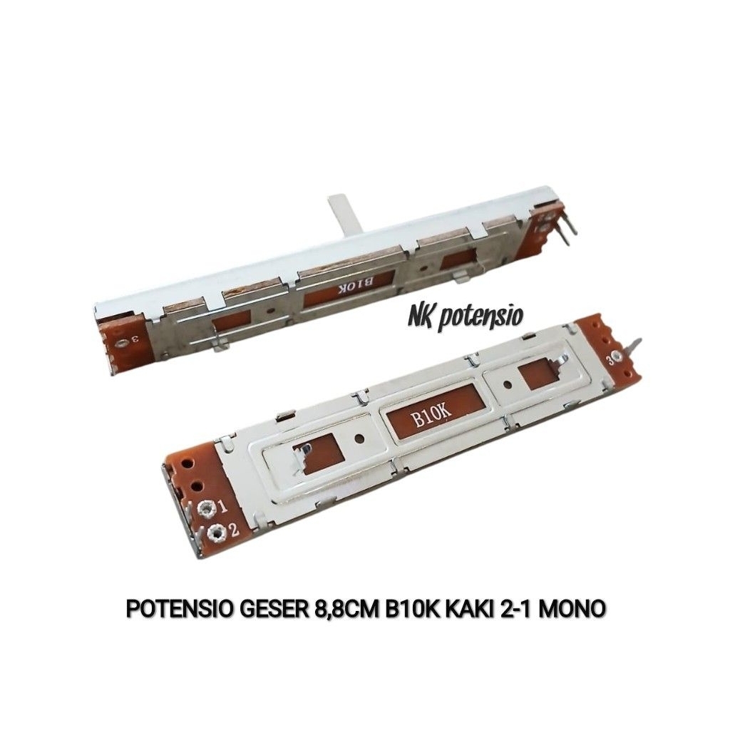 POTENSIO GESER B10K 8,8CM MONO TUAS KECIL
