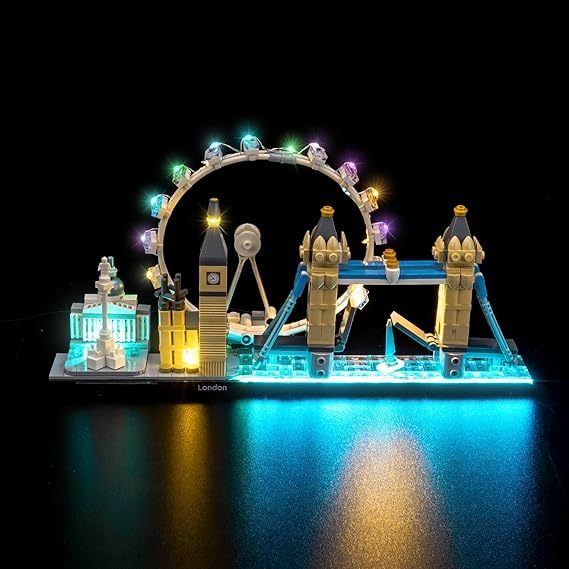 LED Lighting Compatible with Lego Architecture London Skyline 21034，Light Kit Compatible