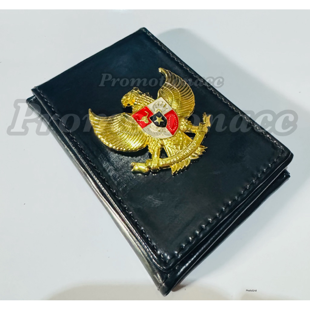 

Dompet Kartu / Dompet ID Card Name Tag Lencana GARUDA PANCASILA Kulit Glossy PREMIUM 100% ORIGINAL