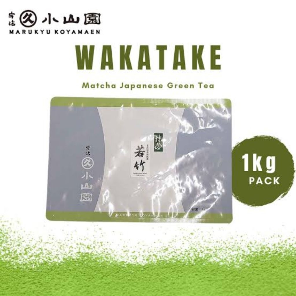

MARUKYU KOYAMAEN Wakatake 1 KG Bag Matcha Powder